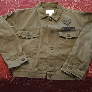 Forever 21 Army Bomber Jacket